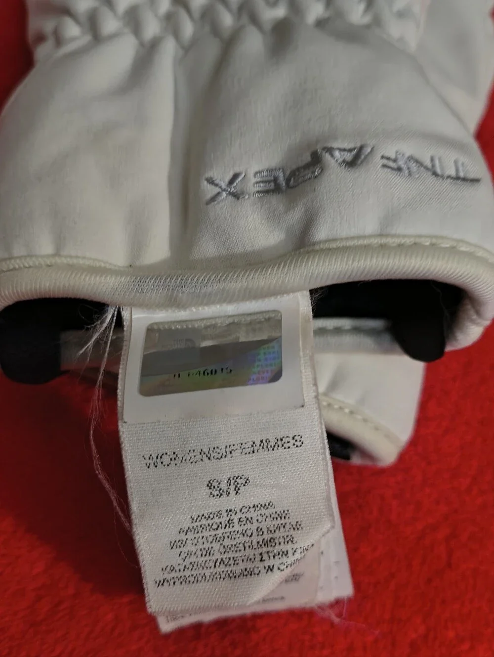 The North Face Off White Grip Ski Gloves